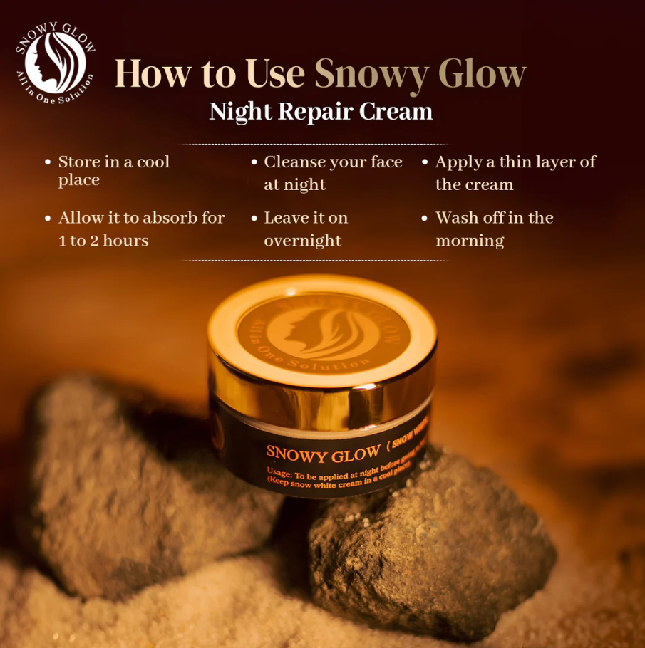 Snowy Glow Daily Use Face Cream 100ml – Hydration + Glow for All Skin Types