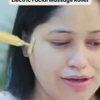 24K Gold Energy Beauty Bar Electric Facial Massage Roller
